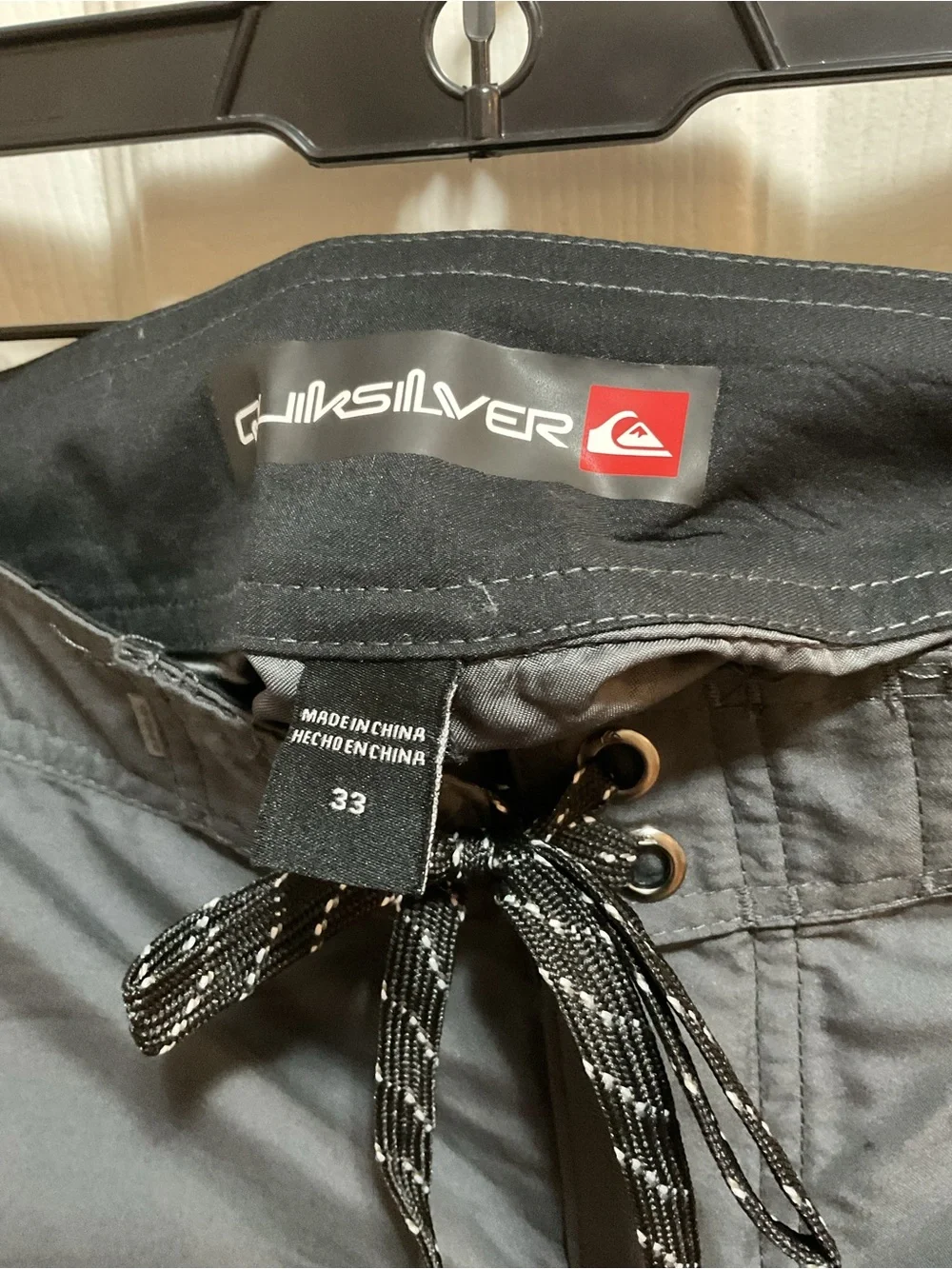 Quiksilver Iron Gate Board Shorts in Gray Waist 33 NWT
